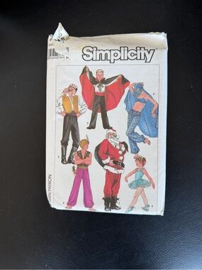 Vintage Simplicity Costume Pattern